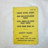 CN SAFETY RULES BOOK CNR-GTW-D